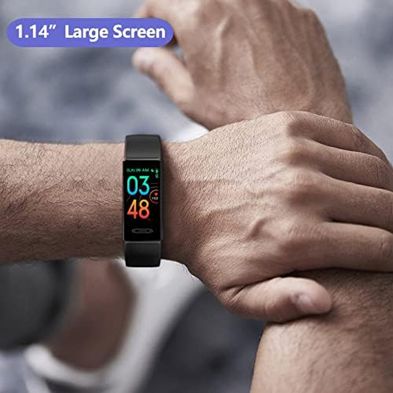 Revolutionary Fitness Activity Tracker: IP68 Waterproof Smart Watch with Heart Rate, Blood Pressure, and Body Temperature Monitoring for All Ages