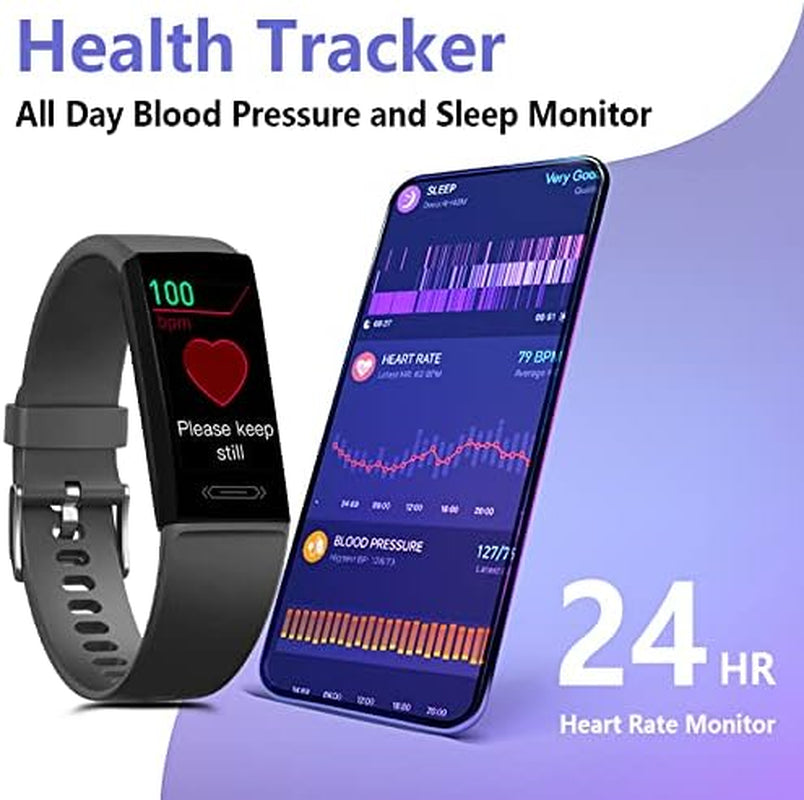 Revolutionary Fitness Activity Tracker: IP68 Waterproof Smart Watch with Heart Rate, Blood Pressure, and Body Temperature Monitoring for All Ages